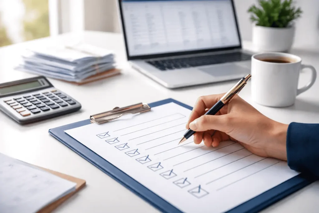 Lista de deduções permitidas no IR 2026 com recibos organizados — saiba o que deduzir legalmente